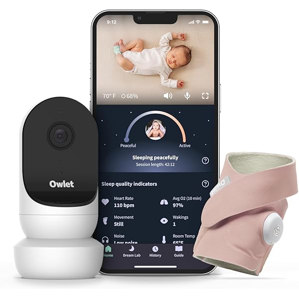 Owlet Accessory Fabric Sock for Dream Sock Baby Monitor